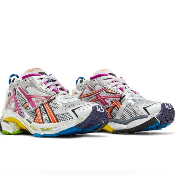 Balenciaga Runner Grey Multi Color Sneakers - Picture 5 of 13